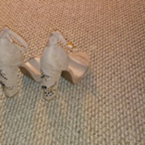 Nude platform sandals - Picture 2 of 5